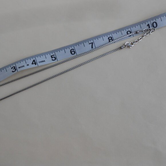 John Hardy Sterling Silver Pearl Pendant 2.5mm Necklace Adj 18" -20" - Picture 13 of 13